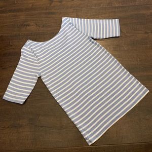 Gap Striped Ballet Neck Modern Tee Size M